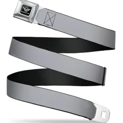 Corvette Seatbelt Belt - Silver Webbing