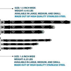 Corvette Seatbelt Buckle Collar - Corvette Black/Silver REPEAT