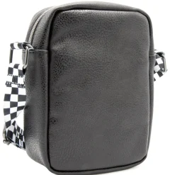 Crossbody Wallet - Carroll Shelby SHELBY Text Super Cobra Black Blue Gray