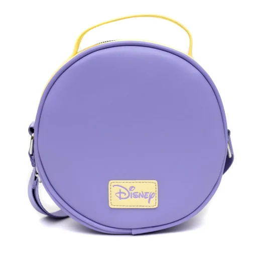 Disney Bag, Cross Body, Round, The Muppets Miss Piggy Face Character Close Up, Lavender, Vegan Leather