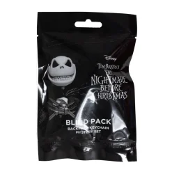Disney The Nightmare Before Christmas Mystery Backpack Keychain Charm Blind Box Series, Jack, Sally, Zero, Ooogie Boogie, or Mayor of Halloween Town