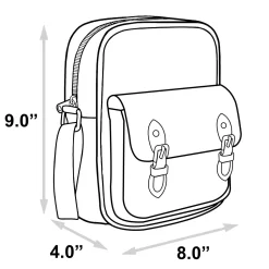 Disney Vegan Leather Crossbody Bag with Front Pocket, Toy Story Alien Bodice and Stacked Aliens Green Blue, 7.5" x 9"