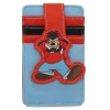 Disney Vegan Leather Wallet, ID Card Holder, Goofy Movie Max Pose Red Blue Black