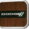 DODGE Rhombus Framed Marquetry Black Walnut/Metal - Matte Rock Star Buckle