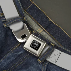 Dodge Viper Seatbelt Belt - Silver Webbing