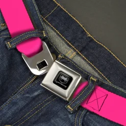 Dodge Viper Seatbelt Belt - Neon Pink Webbing
