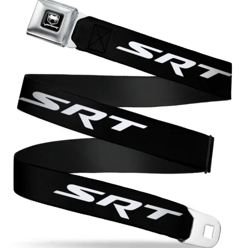 Dodge Viper Seatbelt Belt - SRT Black/White Webbing
