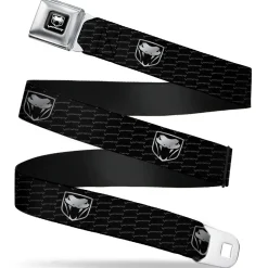 Dodge Viper Seatbelt Belt - Dodge Viper REPEAT w/Text Webbing