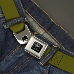 Dodge Viper Seatbelt Belt - Olive Webbing