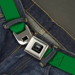 Dodge Viper Seatbelt Belt - Green Webbing