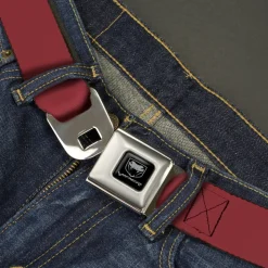 Dodge Viper Seatbelt Belt - Burgundy Webbing