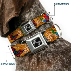 Dog Bone Seatbelt Buckle Collar - TJ-Bird & Rose