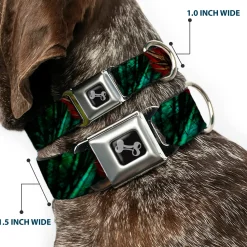 Dog Bone Seatbelt Buckle Collar - TJ-Zombie King
