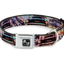 Dog Bone Seatbelt Buckle Collar - Cali Classic Laguna Beach