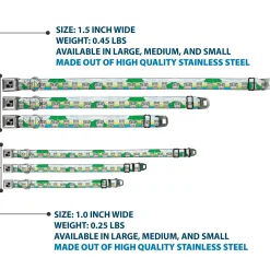 Dog Bone Seatbelt Buckle Collar - Hippo Cartoon