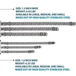 Dog Bone Seatbelt Buckle Collar - Ditsy Floral Black/White/Red