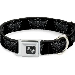 Dog Bone Seatbelt Buckle Collar - I "Heart House Music"