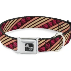 Dog Bone Seatbelt Buckle Collar - Cupcake Wallpaper