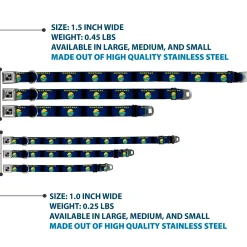 Dog Bone Seatbelt Buckle Collar - Montana Flags2