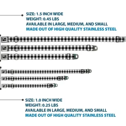 Dog Bone Seatbelt Buckle Collar - Buffalo Plaid Black/White