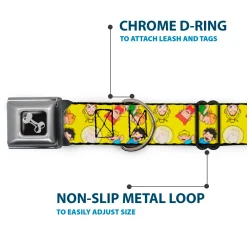 Dog Bone Seatbelt Buckle Collar - Kid's in the Hood