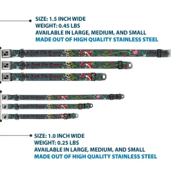 Dog Bone Seatbelt Buckle Collar - Live Hard Die Young Gray