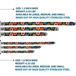 Dog Bone Seatbelt Buckle Collar - Poker Chips 2