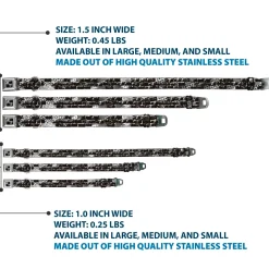 Dog Bone Seatbelt Buckle Collar - Grunge Bricks Black/White