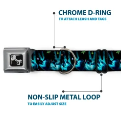 Dog Bone Seatbelt Buckle Collar - Peace & Starz