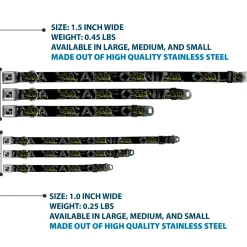 Dog Bone Seatbelt Buckle Collar - CALIFORNIA/Flag Bear Black/Camo Gray/Camo Olive