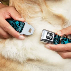 Dog Bone Seatbelt Buckle Collar - Stargazer Black/Blue