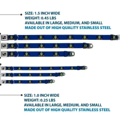 Dog Bone Seatbelt Buckle Collar - Pennsylvania Flag