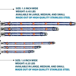 Dog Bone Seatbelt Buckle Collar - Colorado Flags4 Weathered