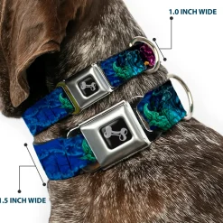 Dog Bone Seatbelt Buckle Collar - TJ-Bollt Cthulu