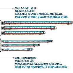 Dog Bone Seatbelt Buckle Collar - Aztec 14 Seafoam Green/White/Pink/Lime Green/Black