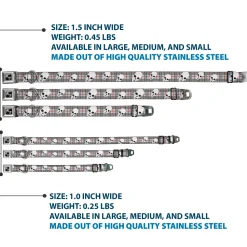 Dog Bone Seatbelt Buckle Collar - Tilted Skulls Plaid Gray