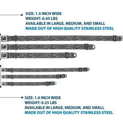 Dog Bone Seatbelt Buckle Collar - Leopard Black