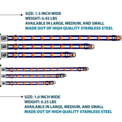 Dog Bone Seatbelt Buckle Collar - Colorado Flags2 Repeat