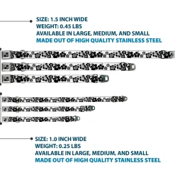 Dog Bone Seatbelt Buckle Collar - Hibiscus White/Black