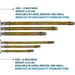 Dog Bone Seatbelt Buckle Collar - ENTITLED Tonal Greens