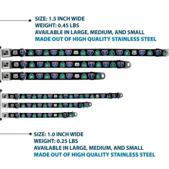 Dog Bone Seatbelt Buckle Collar - California Highway Signs Black