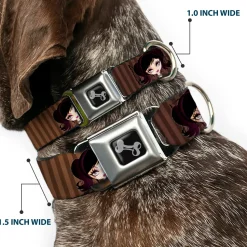 Dog Bone Seatbelt Buckle Collar - Cutesy Girl