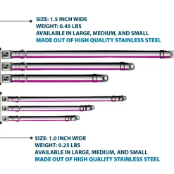 Dog Bone Seatbelt Buckle Collar - Flag Asexual Black/Gray/White/Purple