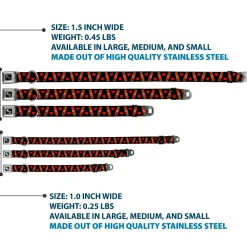 Dog Bone Seatbelt Buckle Collar - Skateboard Love