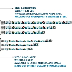 Dog Bone Seatbelt Buckle Collar - Beach Flip Flops