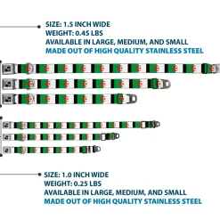 Dog Bone Seatbelt Buckle Collar - Algeria Flags