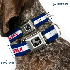 Dog Bone Seatbelt Buckle Collar - Colfax Colorado Flag