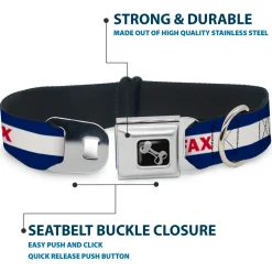 Dog Bone Seatbelt Buckle Collar - Colfax Colorado Flag