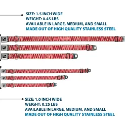 Dog Bone Seatbelt Buckle Collar - Zig Zag Doodle Tan/Red