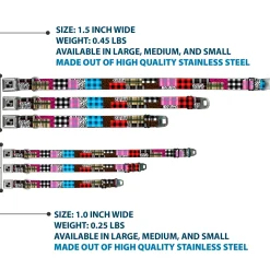 Dog Bone Seatbelt Buckle Collar - Plaid & Animal Skins